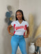 Athletics 80 Crop Top